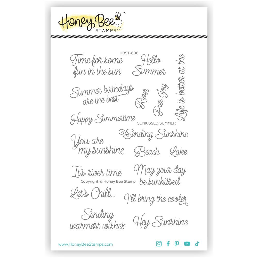 Honey Bee Sunkissed Summer Clear Stamps hbst-606