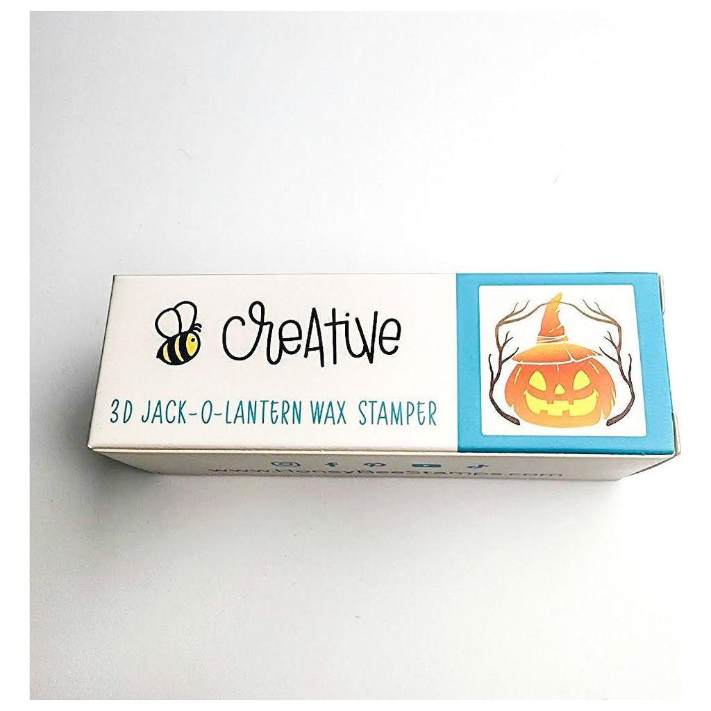 Honey Bee Jack-o-Lantern Wax Stamper hbtl-ws-jol in Box