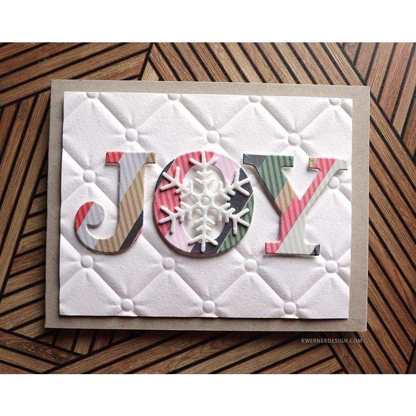 SCS-291 Spellbinders Pop-Up Die Cutting Glitter Foam Sheets White joy | color-code:ALT01