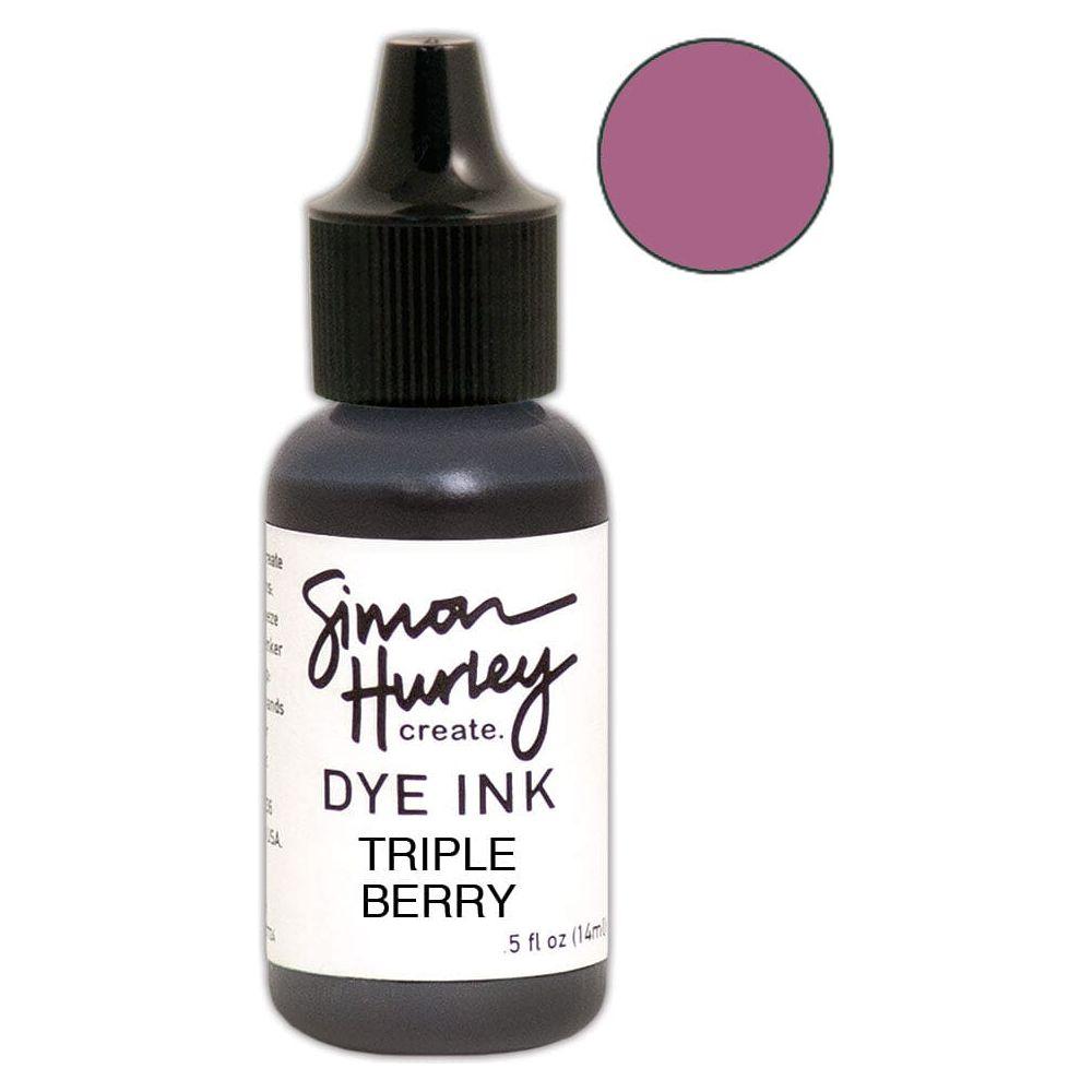 Ranger Simon Hurley Triple Berry Dye Ink Reinker hui67436