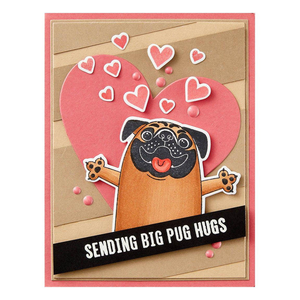 s6-231 Spellbinders Big Hugs Etched Dies for Coordinating Stamp Set by Simon Hurley dog