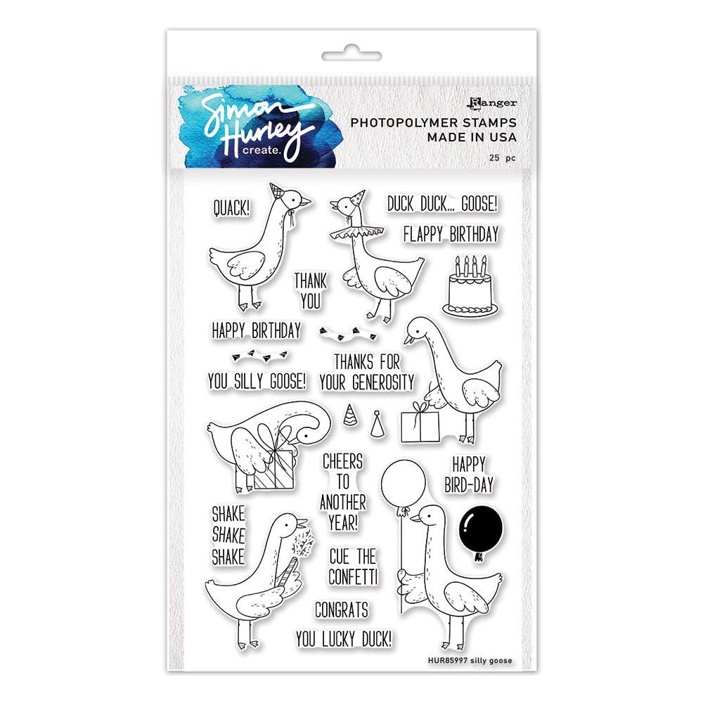 Ranger Simon Silly Goose Clear Stamps hur85997