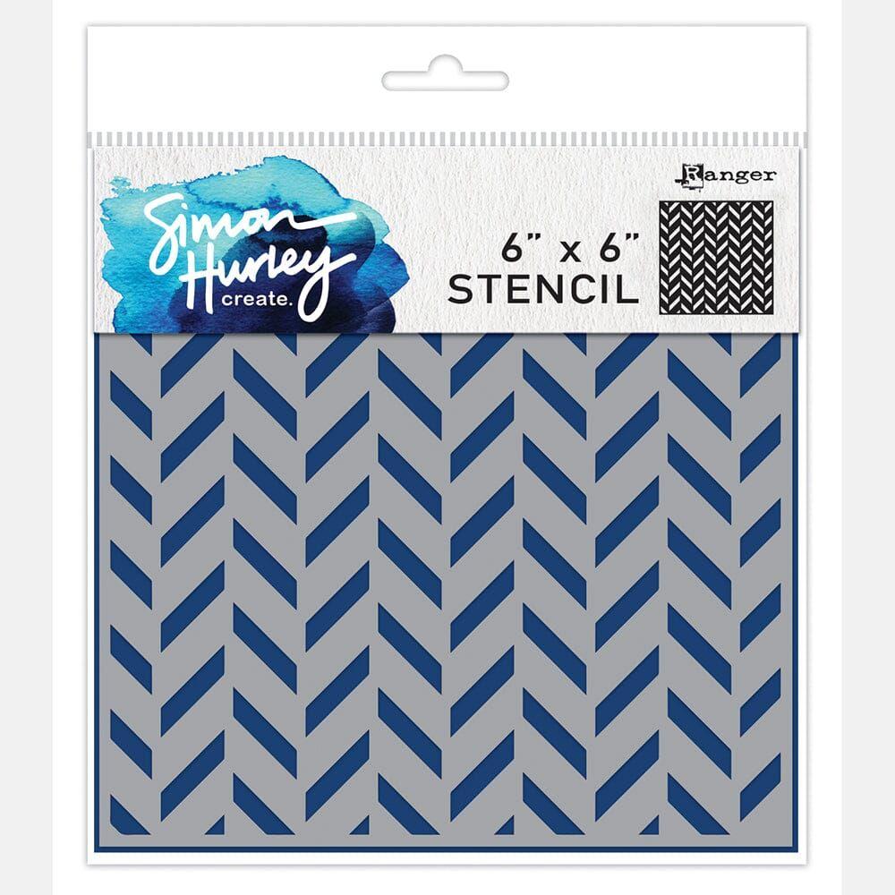 Ranger Simon Hurley Flip Flop Chevron 6 x 6 Stencil hus78739