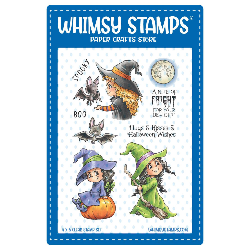 Whimsy Stamps Halloween Night Clear Stamps c1423