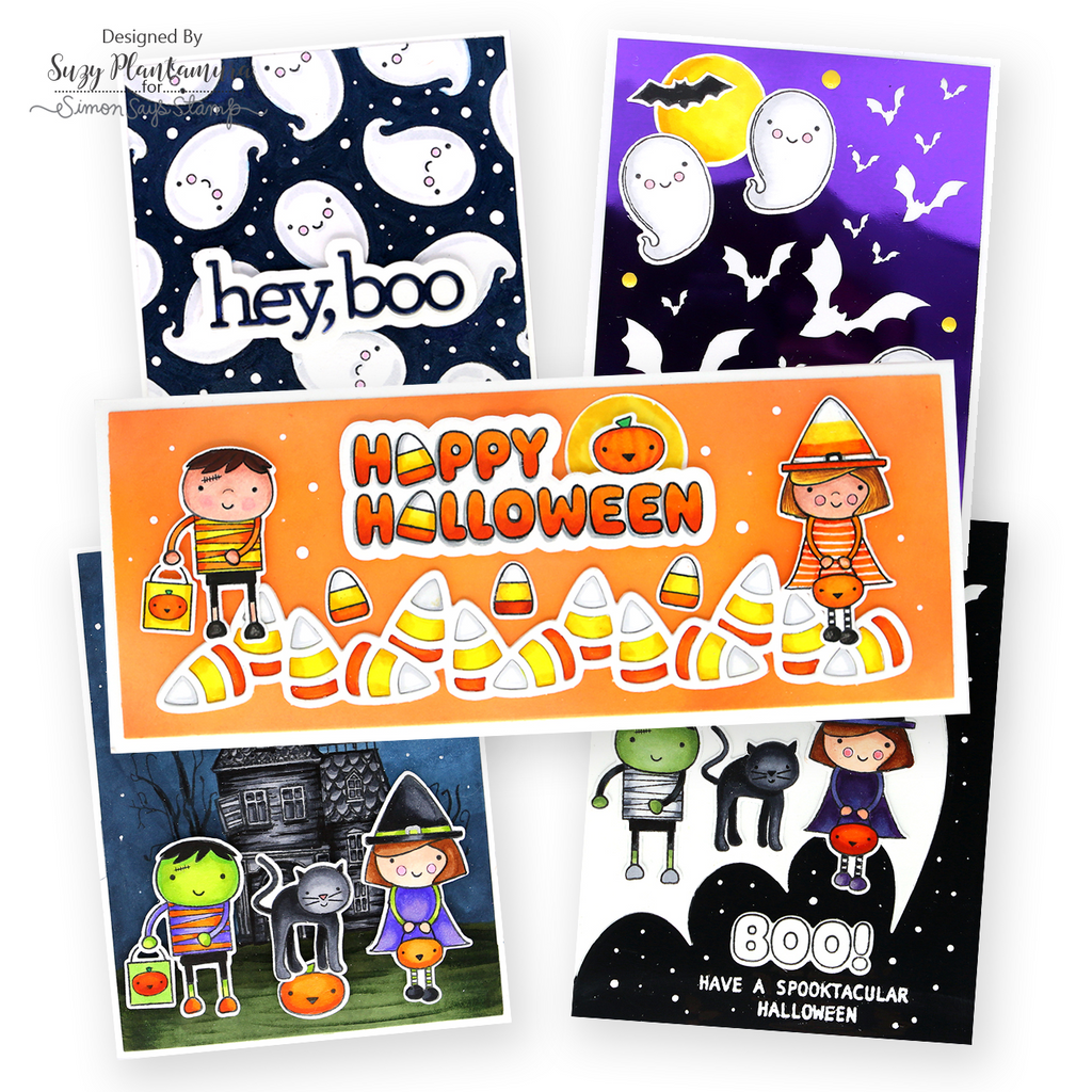 Simon Says Stamps and Dies Halloween Friends set822hf Cheering for You Halloween Cards | color-code:ALT03