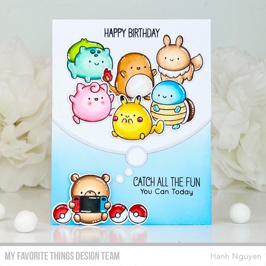 My Favorite Things Evolving Friends Clear Stamps and Dies Set Catch All the Fun | color-code:alt1