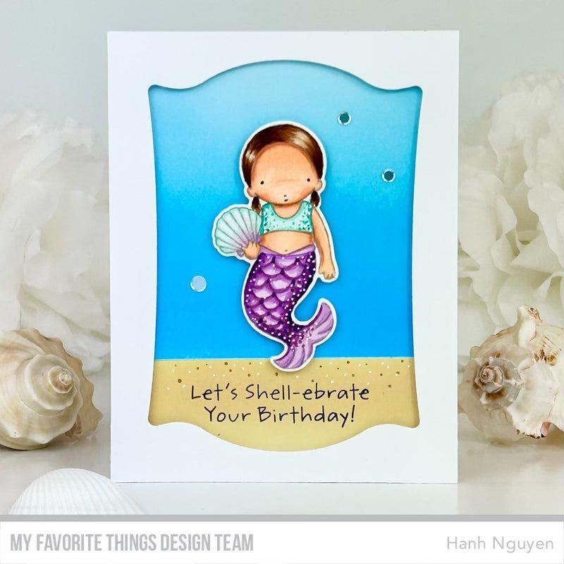 My Favorite Things Pearl of a Friend Clear Stamps and Die Set Birthday | color-code:alt1