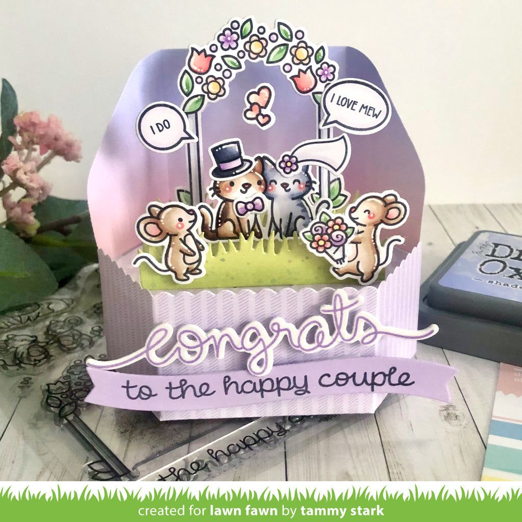 Lawn Fawn All the Speech Bubbles Clear Stamps lf3359 I Do