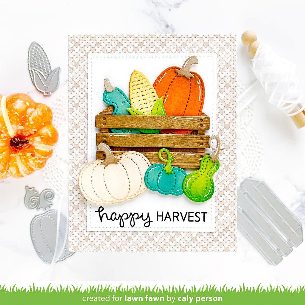 Lawn Fawn Stitched Pumpkins Dies lf3245 Happy Harvest | color-code:alt1