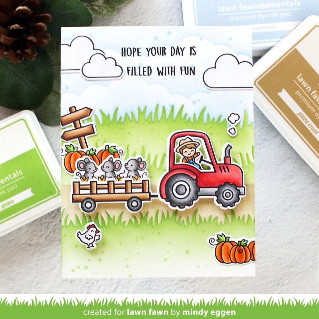 Lawn Fawn Hay There, Hayrides! Mice Add-On Clear Stamps lf3215 filled with fun | color-code:alt1