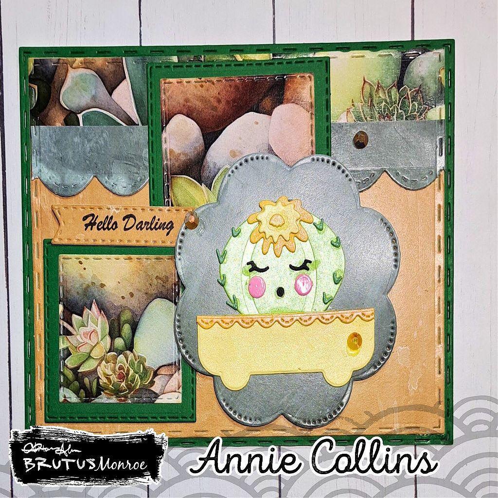 Brutus Monroe Cute Cacti Die Set bru2703 hello darling