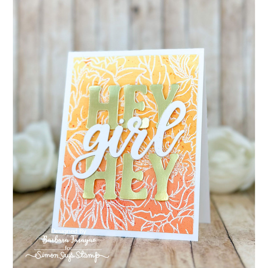 Simon Says Stamp Hey Girl Wafer Dies sssd112824 Dear Friend Hey Girl Card | color-code:ALT07