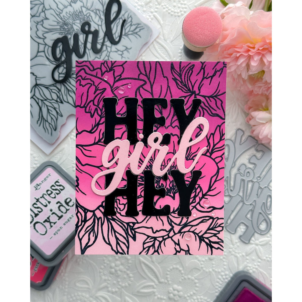 Simon Says Stamp Hey Girl Wafer Dies sssd112824 Dear Friend Hey Girl Card | color-code:ALT09