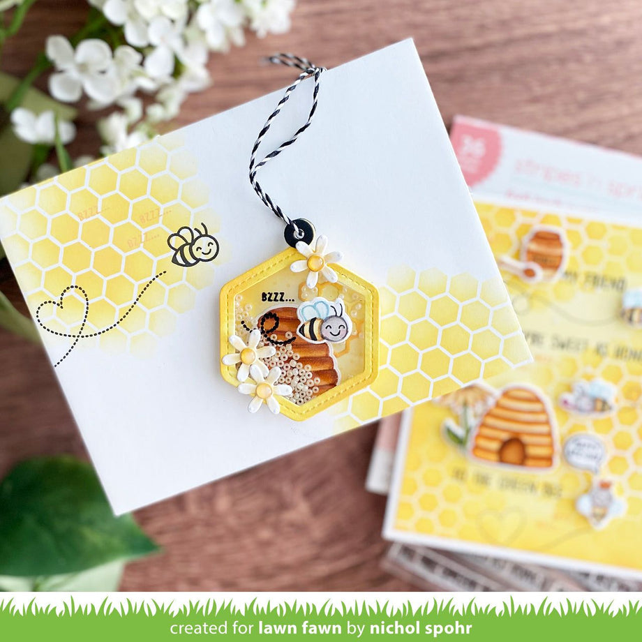 heart shaker gift tag