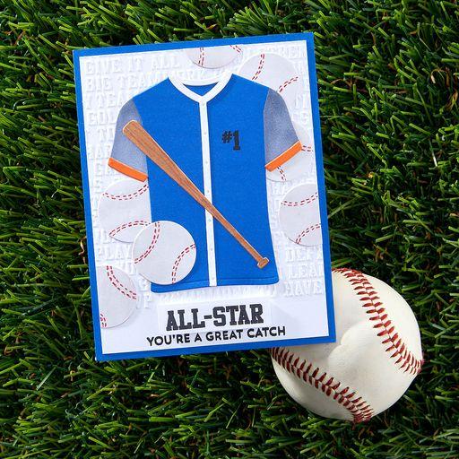 s4-1294 Spellbinders Athletic Apparel Etched Dies all star