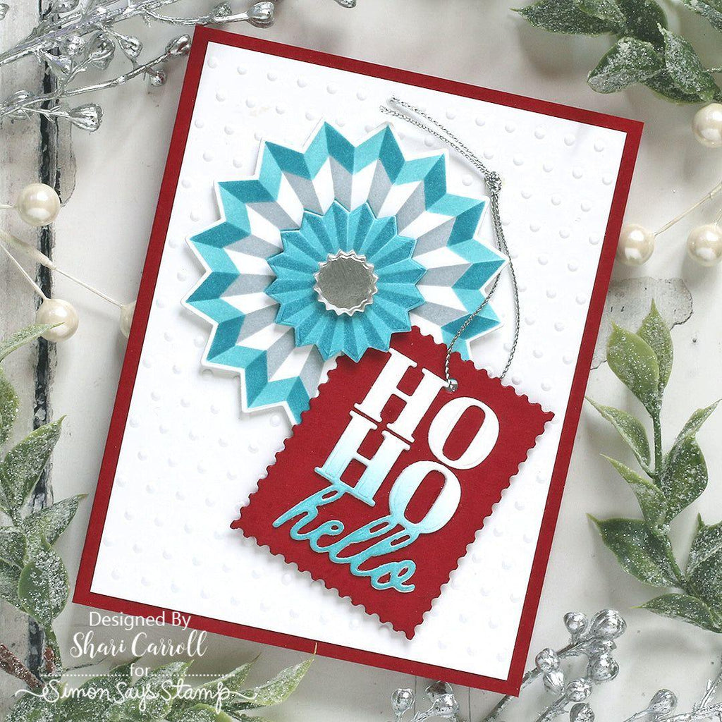 Simon Says Stamp Ho Ho Hello Wafer Dies 1243sd Christmas Card | color-code:ALT02