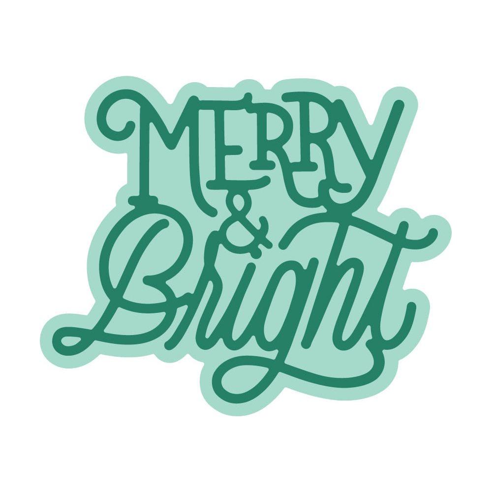 Honey Bee Merry And Bright Dies hbds-mrybr