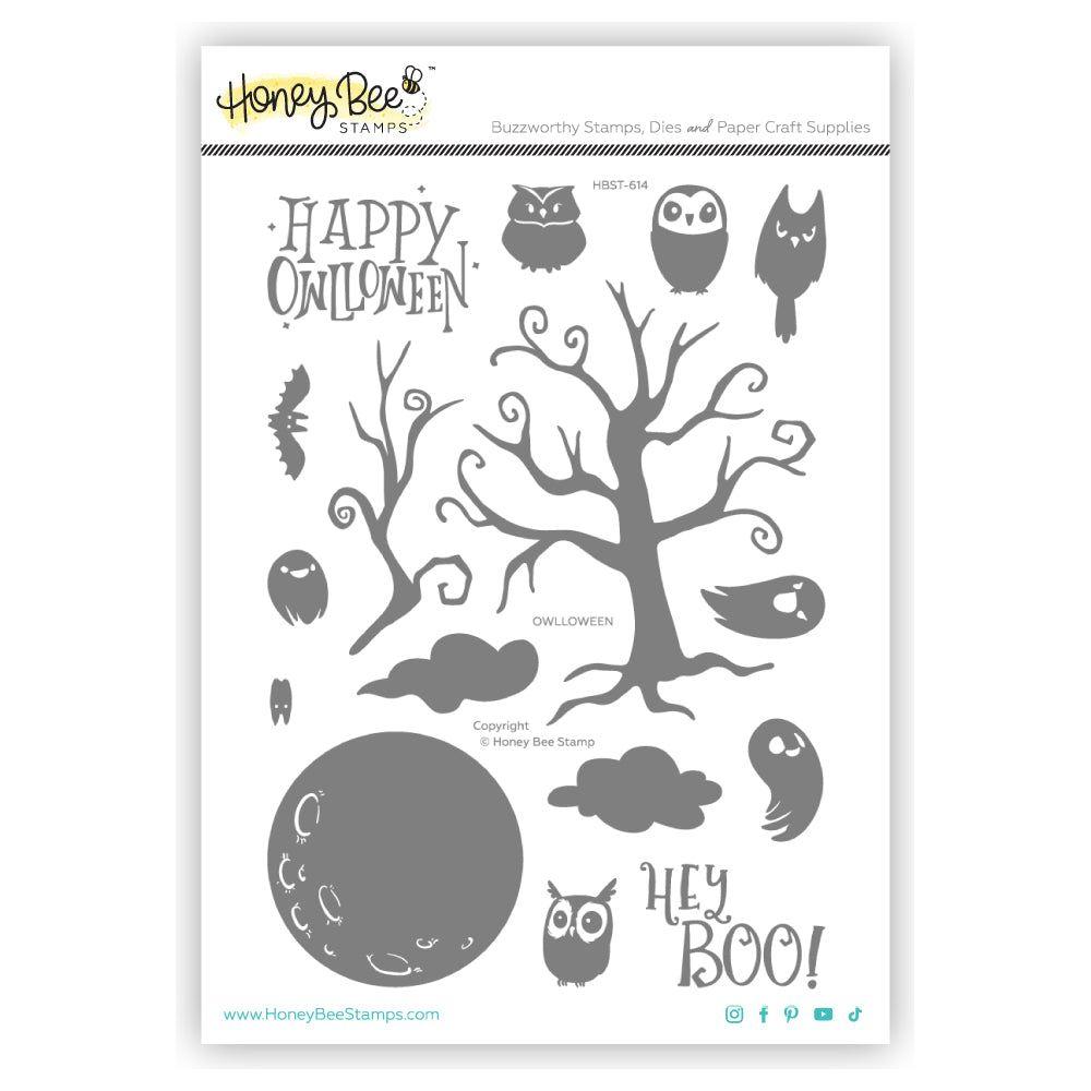 Honey Bee Owlloween Clear Stamps hbst-614