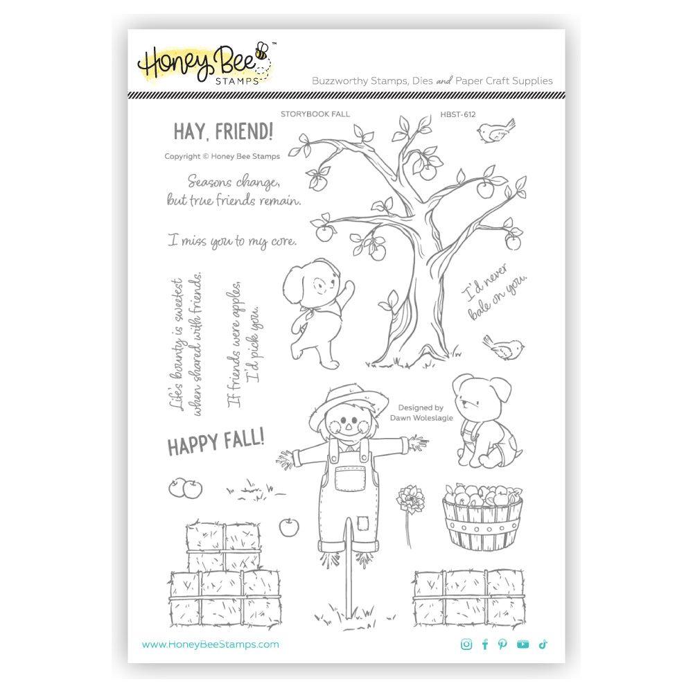 Honey Bee Storybook Fall Clear Stamps hbst-612