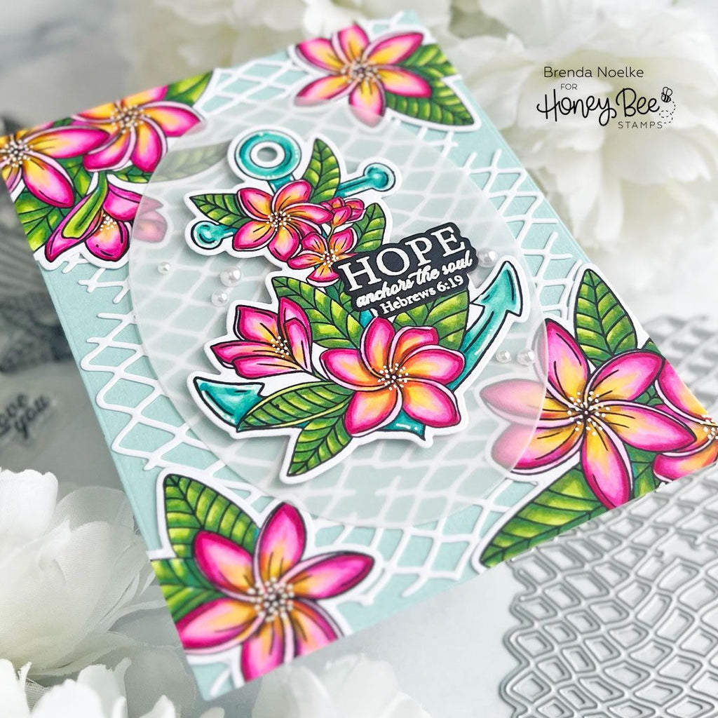 Honey Bee Sweet Stacks Oval Die Set hbds-ovalss Spiritual Hope Card | color-code:ALT01