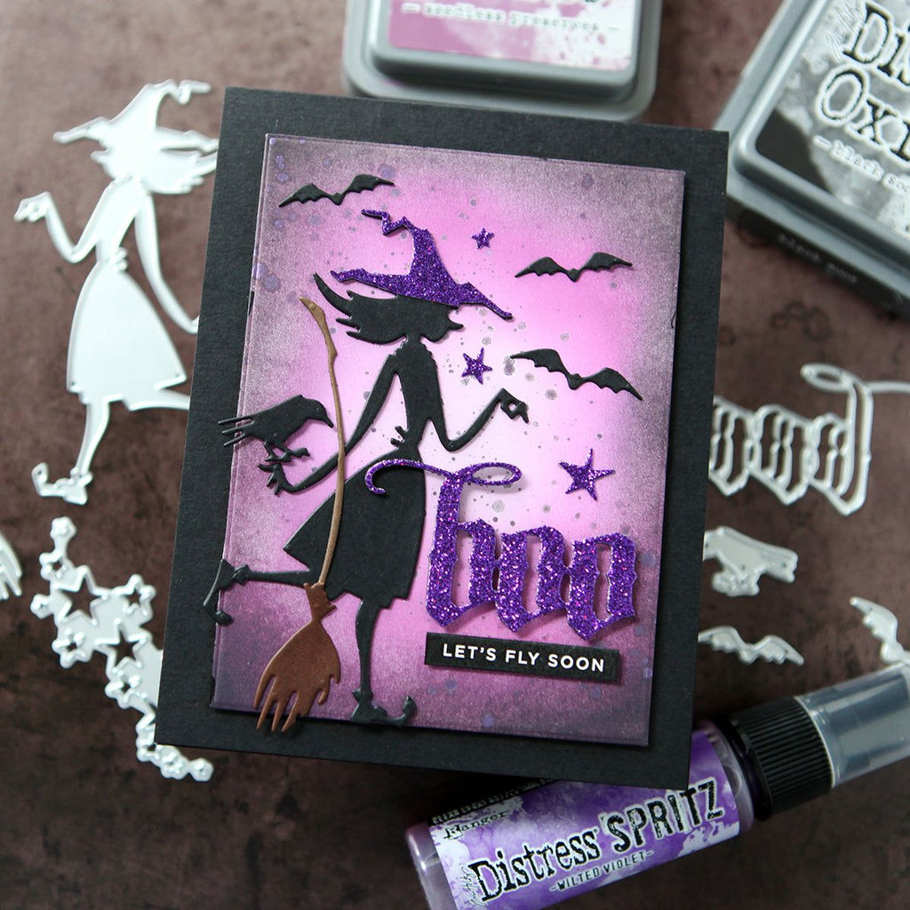 Tim Holtz Sizzix Vault Wicked Thinlits Dies 666683 boo | color-code:ALT05