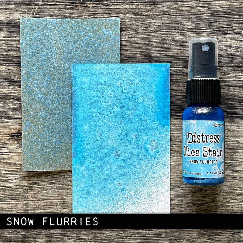 Tim Holtz Distress Holiday Mica Stain Set 2 Ranger tsck78241 Snow Flurries