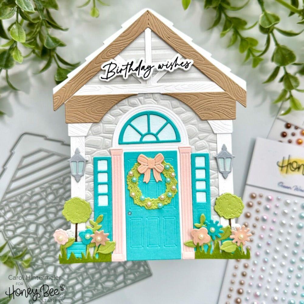 Honey Bee Lovey Layers Front Porch Spring Dies hbds-llfpsng Carol Hintermeier card