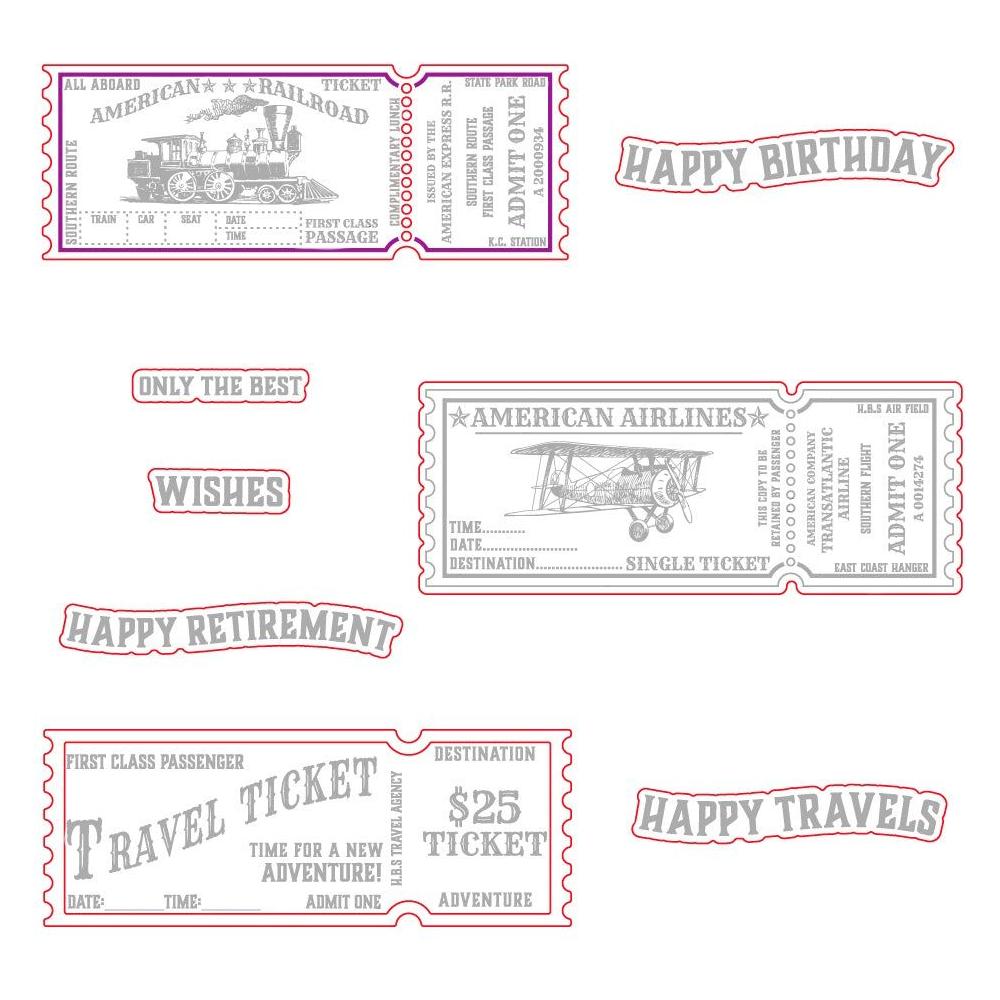 Honey Bee Ticket To Ride Dies hbds-607