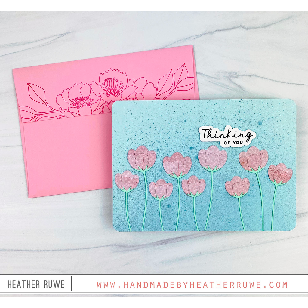 Simon Says Stamp Envelopes A7 Cotton Candy sss100 Thinking of You Card | color-code:ALT01