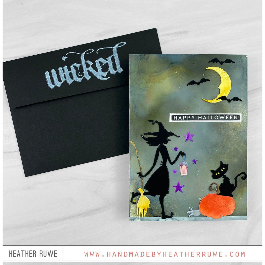 Tim Holtz Sizzix Vault Wicked Thinlits Dies 666683 happy halloween