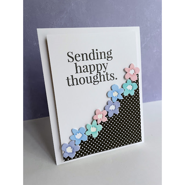 Simon Says Stamp Simple Flowers Wafer Dies s883 Splendor Happy Thoughts Card | color-code:ALT04