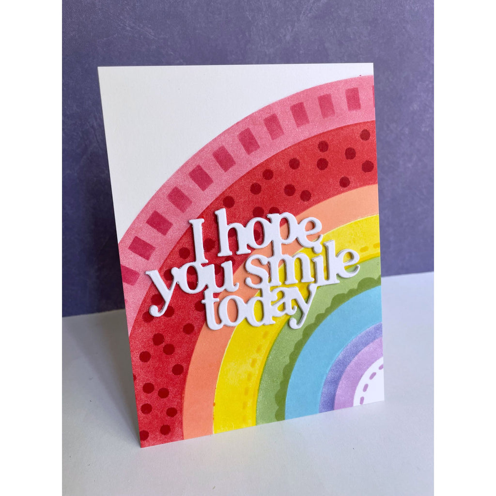 Simon Says Stamp I Hope You Smile Today Wafer Dies 1090sd Sunny Vibes I Hope You Smile Today Card | color-code:ALT03