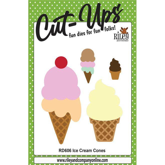 Riley And Company Cut Ups Ice Cream Cones Dies rd606