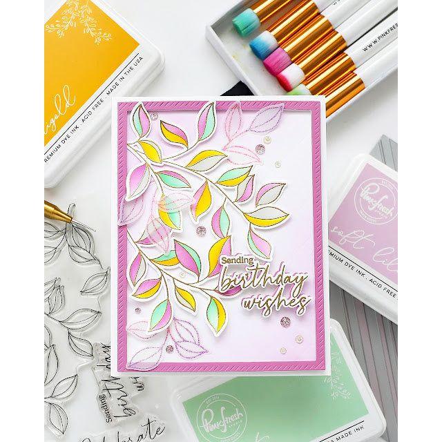 Pinkfresh Studio Joyful Day Dies 244424 Pink Birthday Wishes Card | color-code:ALT02