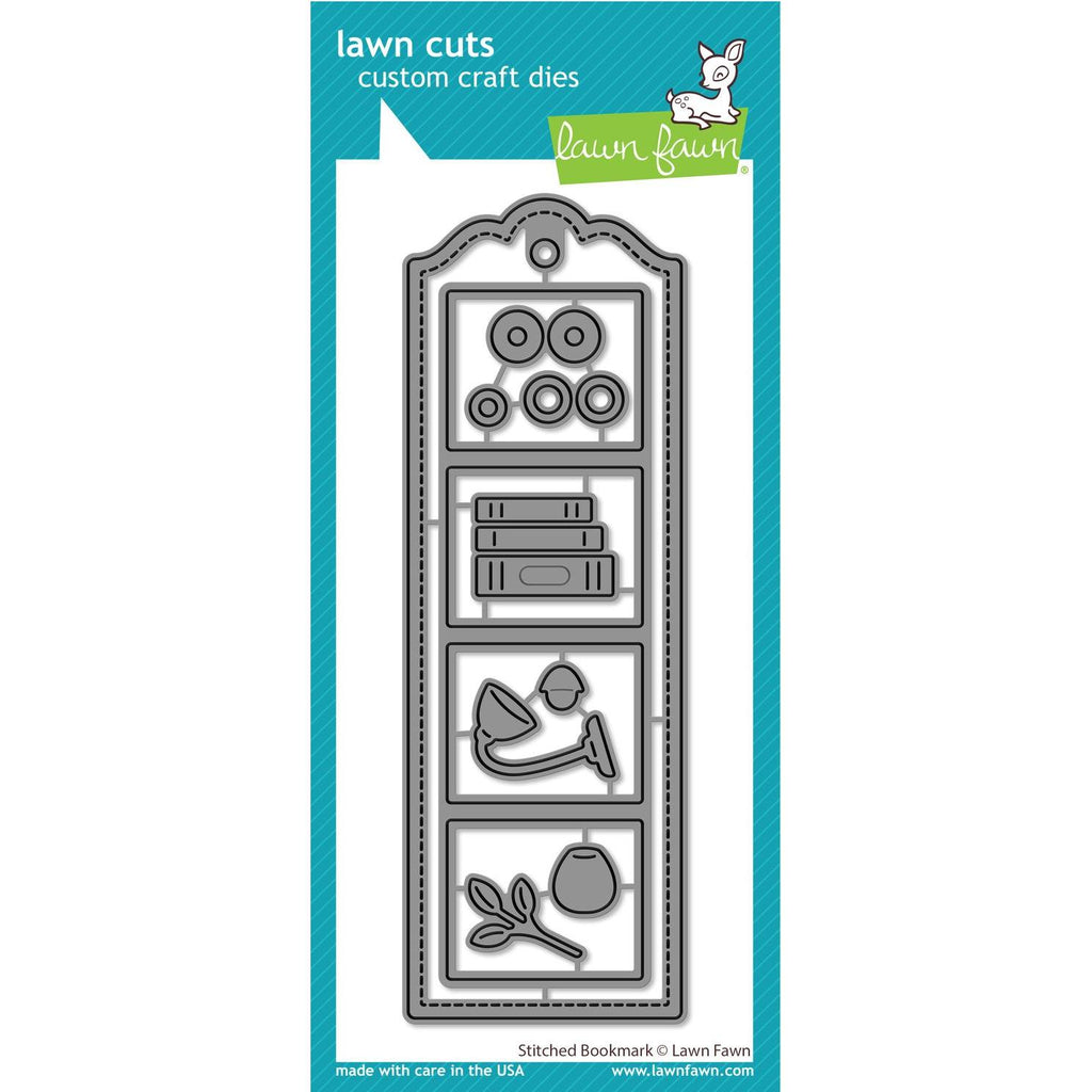 Lawn Fawn Stitched Bookmark Dies lf3525