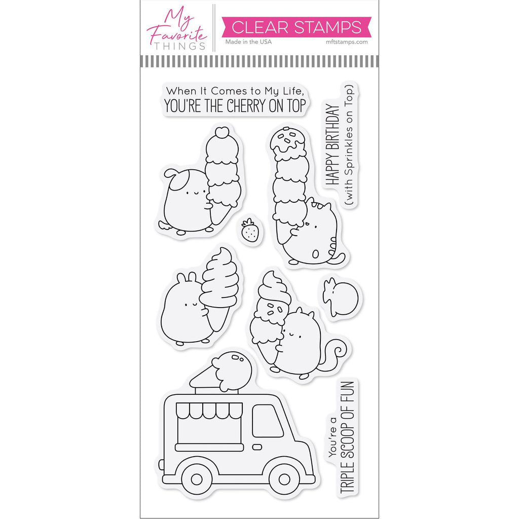 My Favorite Things Sound of Summer Clear Stamps jb056