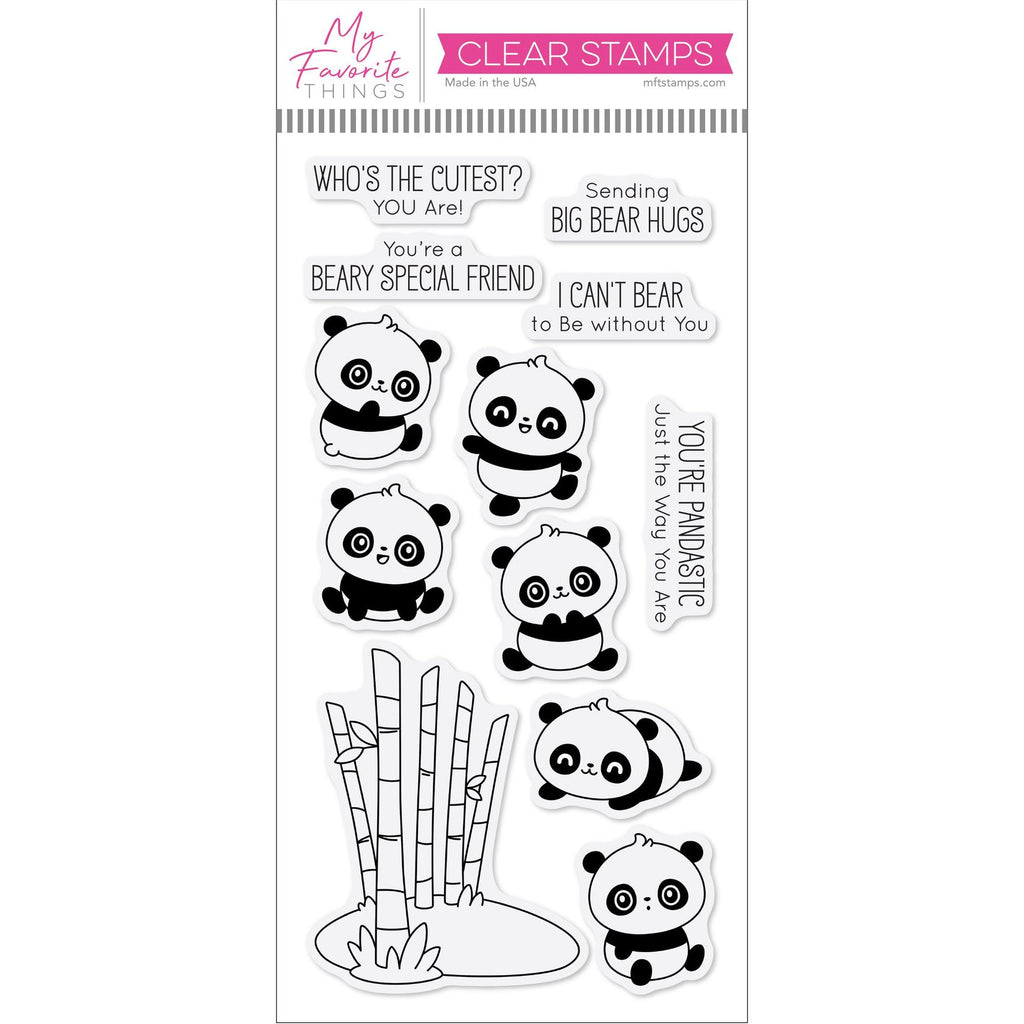 My Favorite Things Pandastic Clear Stamps jb058