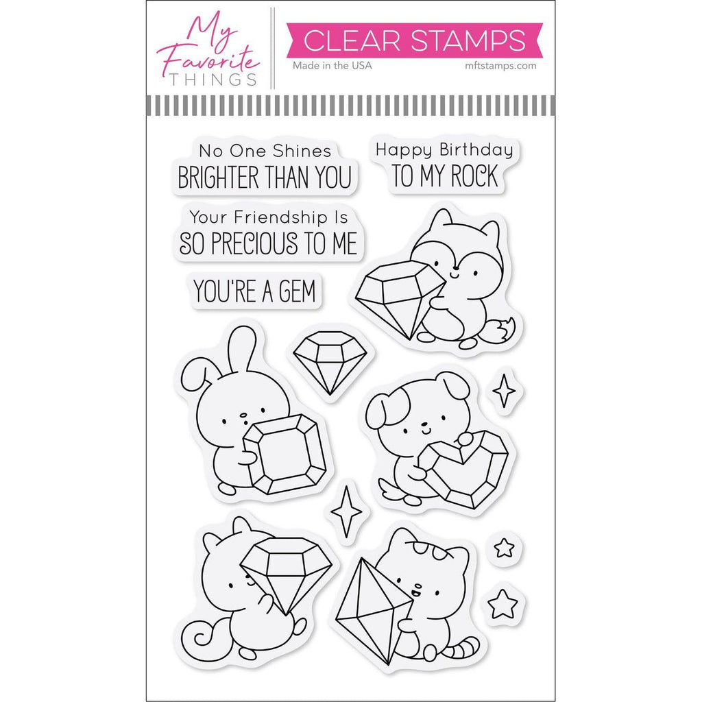 My Favorite Things Precious Pals Clear Stamps jb060