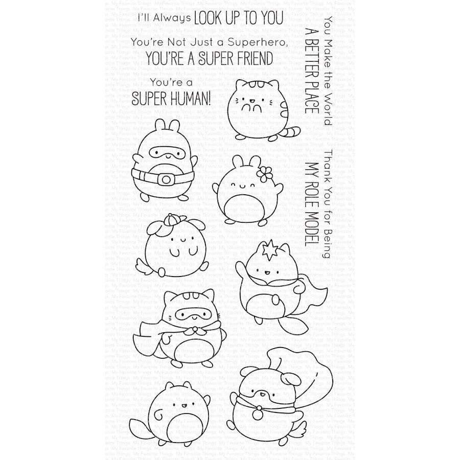 My Favorite Things Super Human Clear Stamps jb041