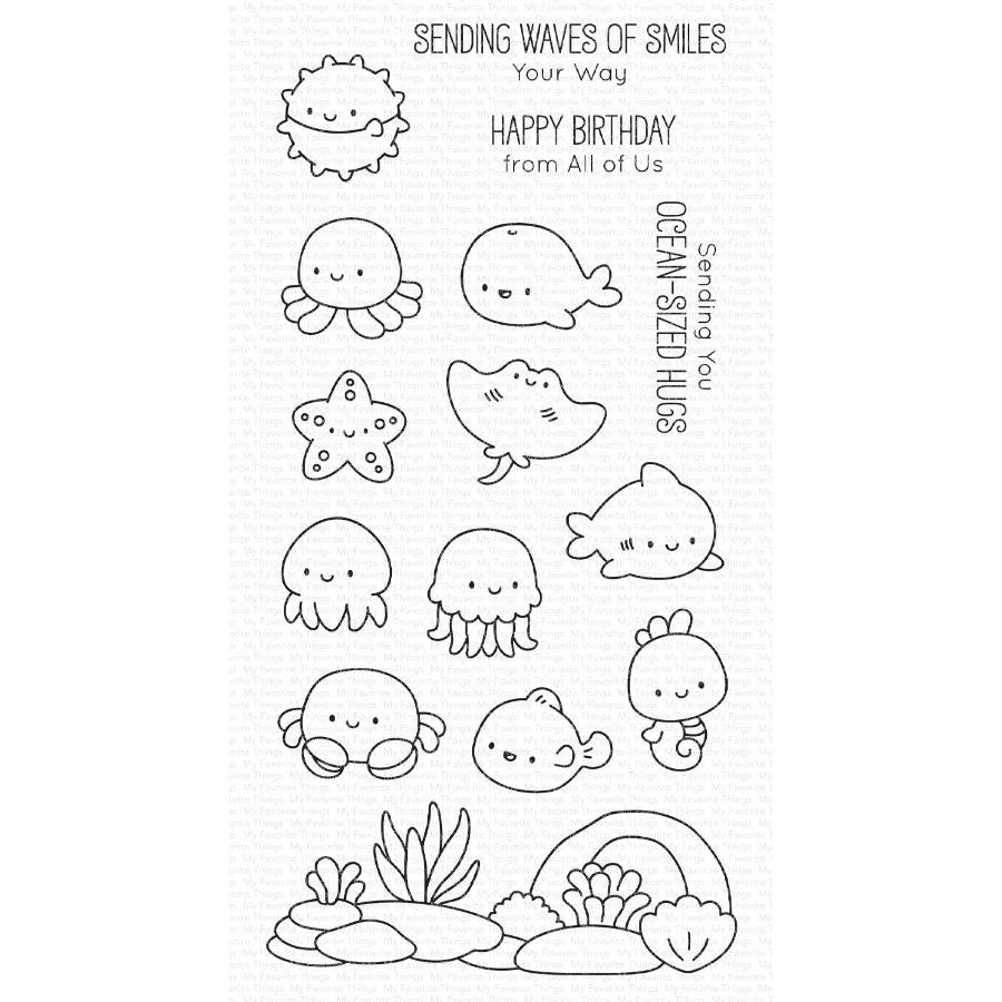 My Favorite Things Ocean-Sized Hugs Clear Stamps jb044