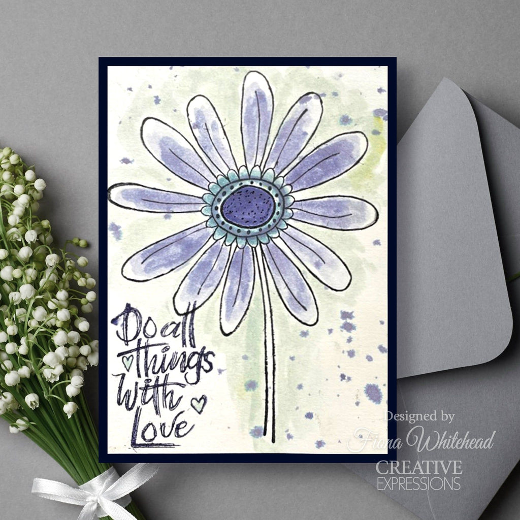 Woodware Craft Collection Petal Doodles With Love Clear Stamps jgs859 all things with love