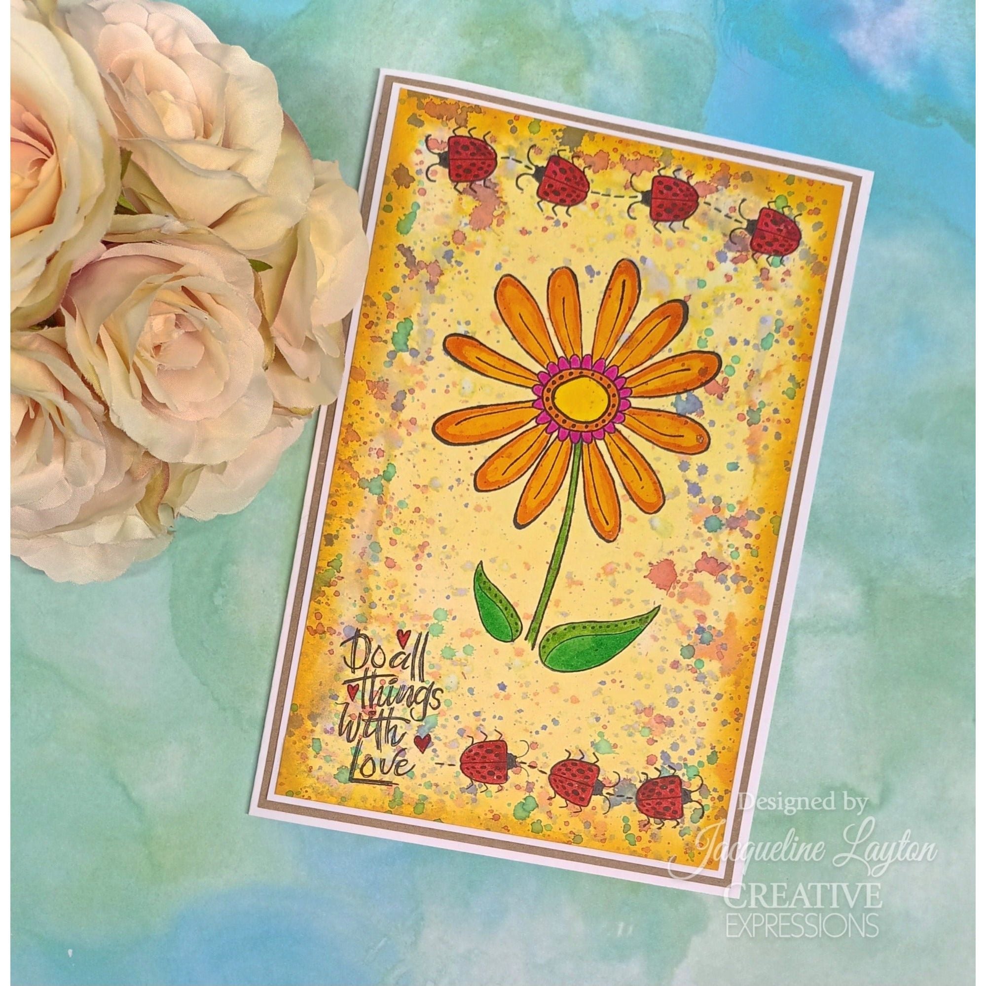 Woodware - Clear Photopolymer Stamps - Flower Garden