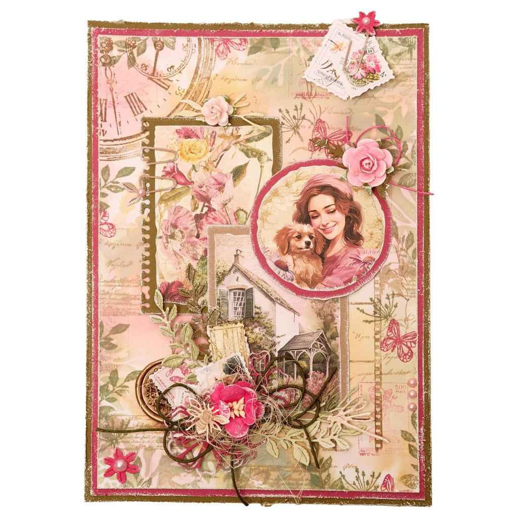 Studio Light ATC & Stamps Stamp and Die Set jma-waf-scd82 floral