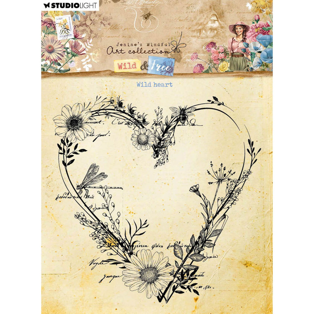 Studio Light Wild Heart Clear Stamp jma-waf-stamp670