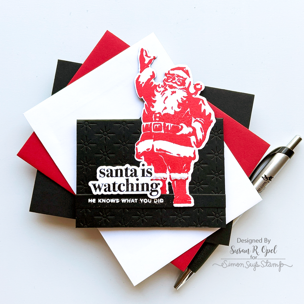 Simon Says Stamp Jolly Holiday Wafer Dies sss474 Christmas Card