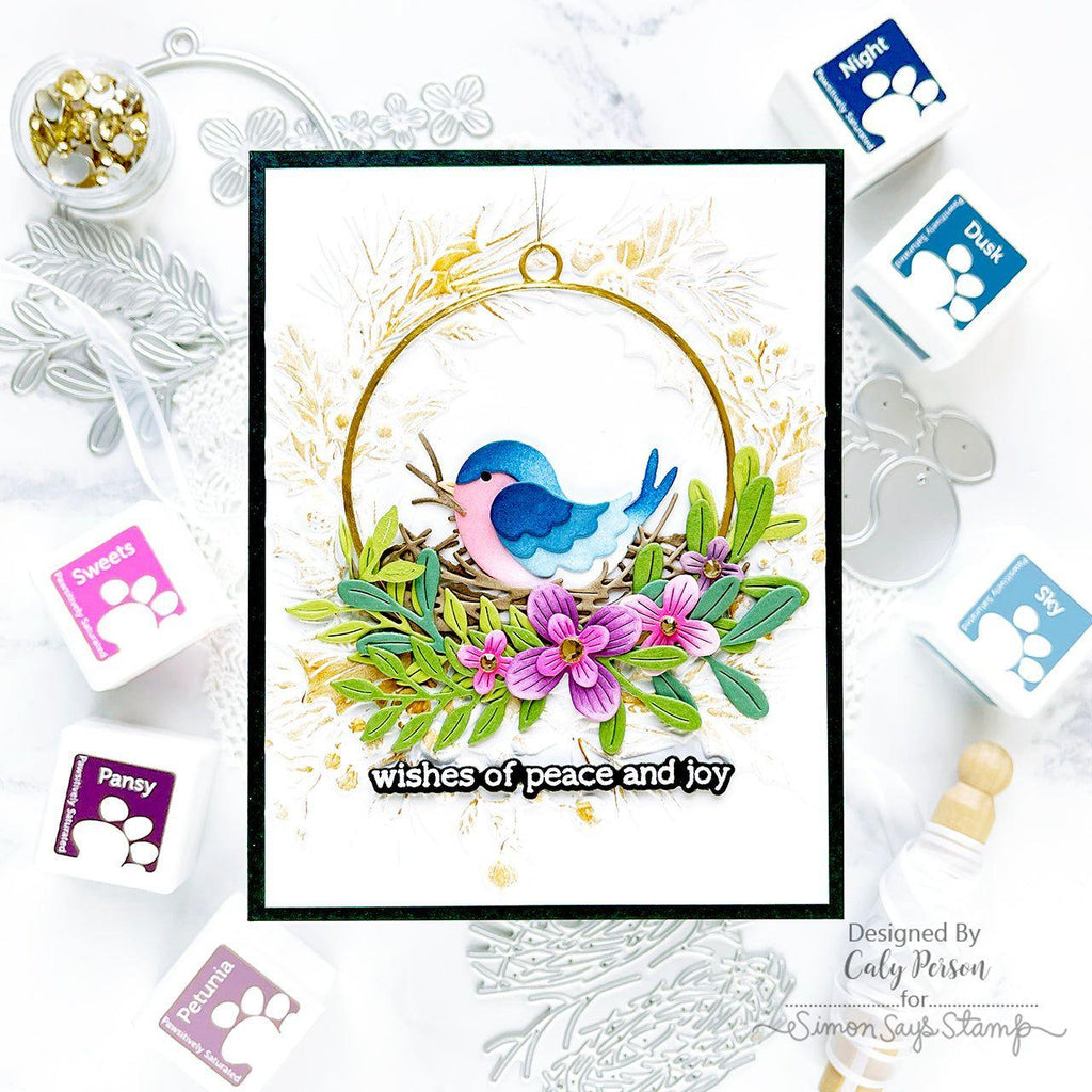 Simon Says Stamp Jolly Birdie Wafer Die s951 DieCember Christmas Card | color-code:ALT01