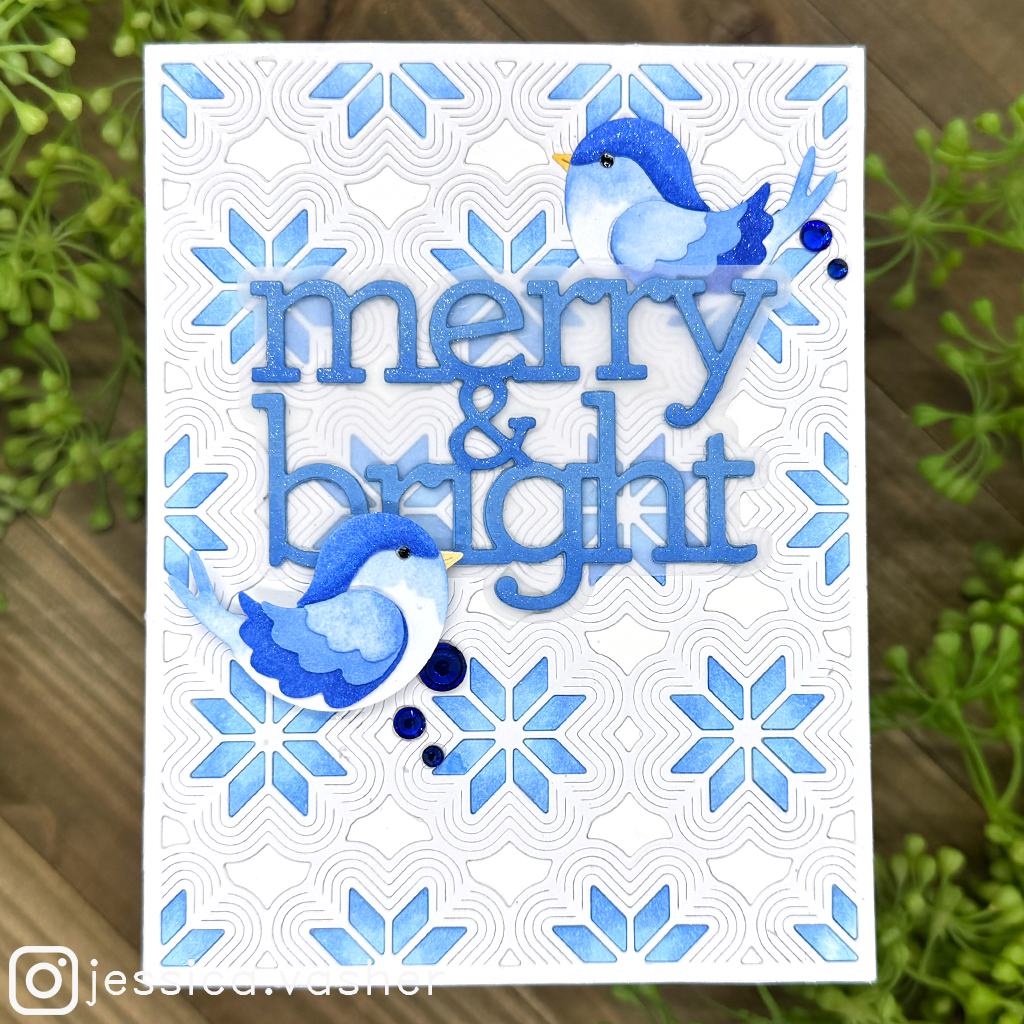 Simon Says Stamp Jolly Birdie Wafer Die s951 DieCember Christmas Card | color-code:ALT05