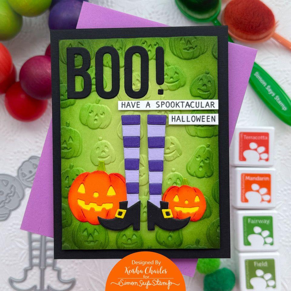 Simon Says Stamp Jolly Pumpkins Wafer Dies s969 Sweet Wishes Halloween Card | color-code:ALT01