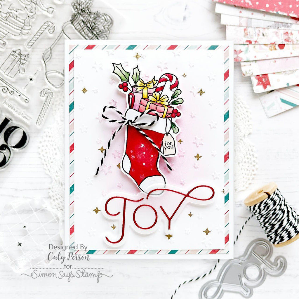 Simon Says Stamp Fanciful Joy Wafer Dies 1204sdc Christmas Card