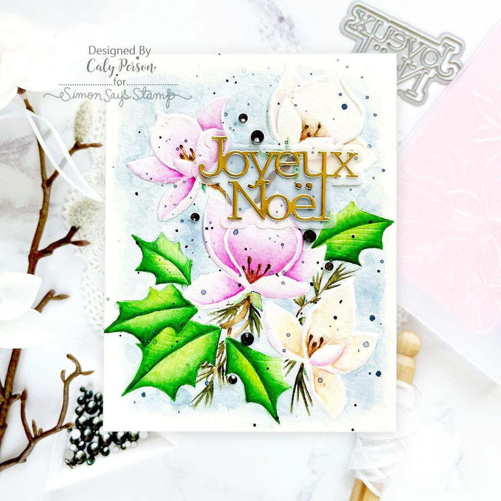 CZ Design Joyeux Noel Wafer Dies czd249 Sweet Wishes Christmas Card | color-code:ALT04